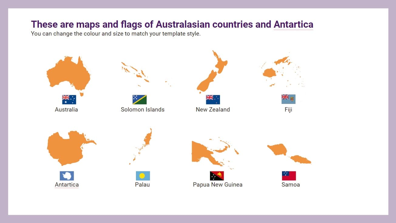 Australasia _ Antartica Infographic slidesforeducation