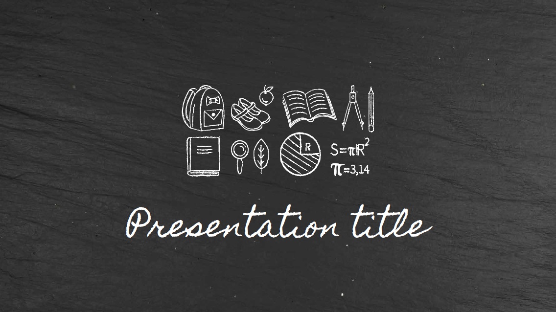 chalkboard powerpoint template