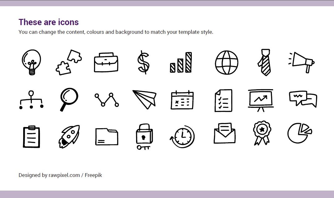 Hand Drawn. Free downloadable icons