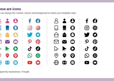 Social. Free downloadable icons