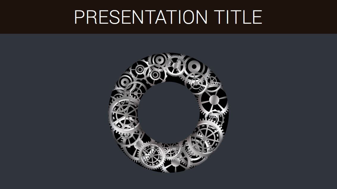 Gears slidesforeducation template