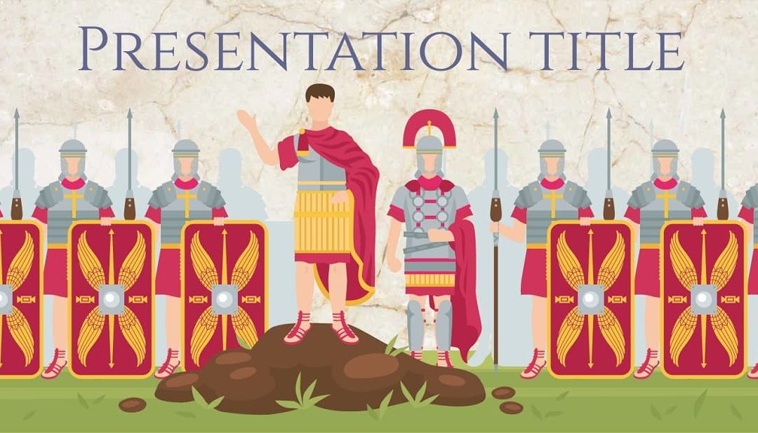 Ancient Rome. Plantilla Power point Gratis, tema Google Slides y Keynote