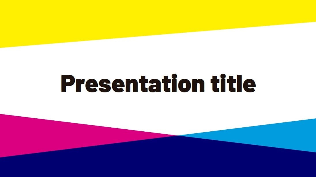 CMYK Free Presentation Theme Template For Graphic Designers Power 