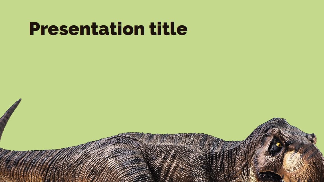 dinosaur powerpoint