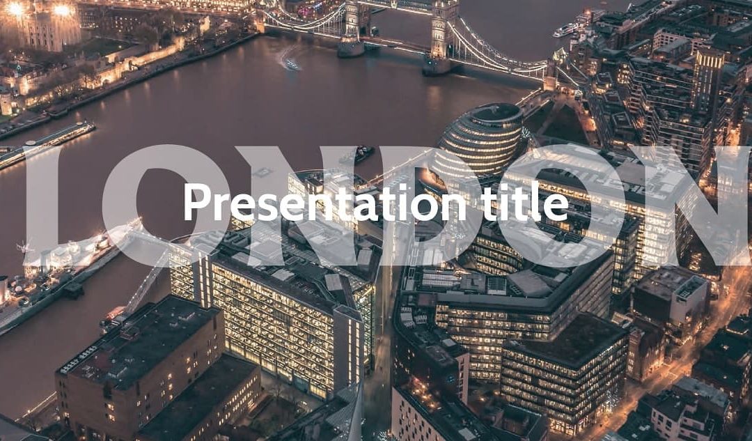 London. Free Power Point Template, Google Slides and Keynote theme