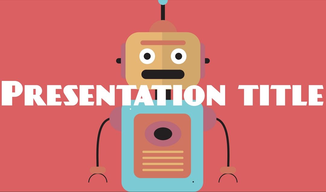 Robots. Free Power Point Template, Google Slides and Keynote theme