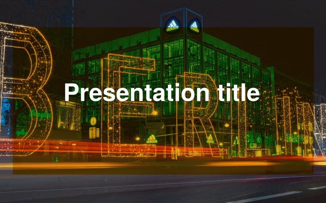 Berlin. Free Power Point Template, Google Slides and Keynote theme